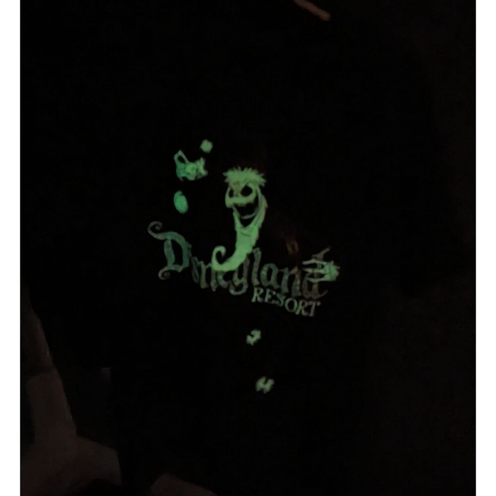 Disneyland Resort Haunted Mansion T-Shirt Glow In The Dark Jack Skellington N - Picture 4 of 4